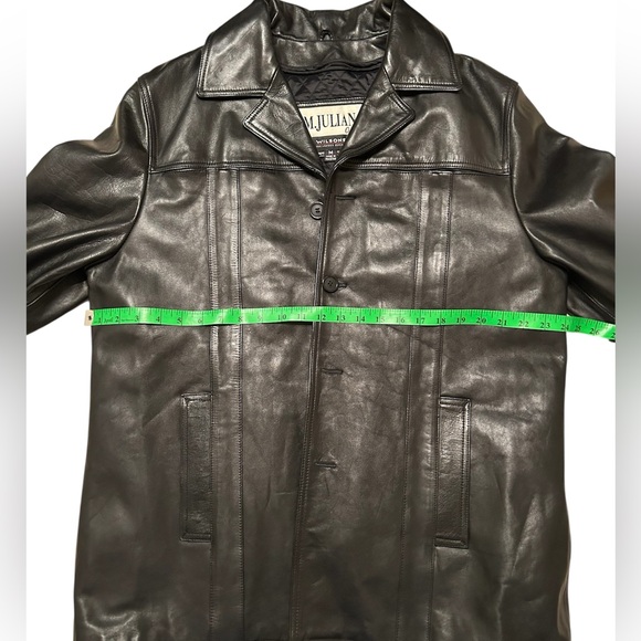 MJULIAN Vintage Black Four Button Leather Jacket - Picture 4 of 6
